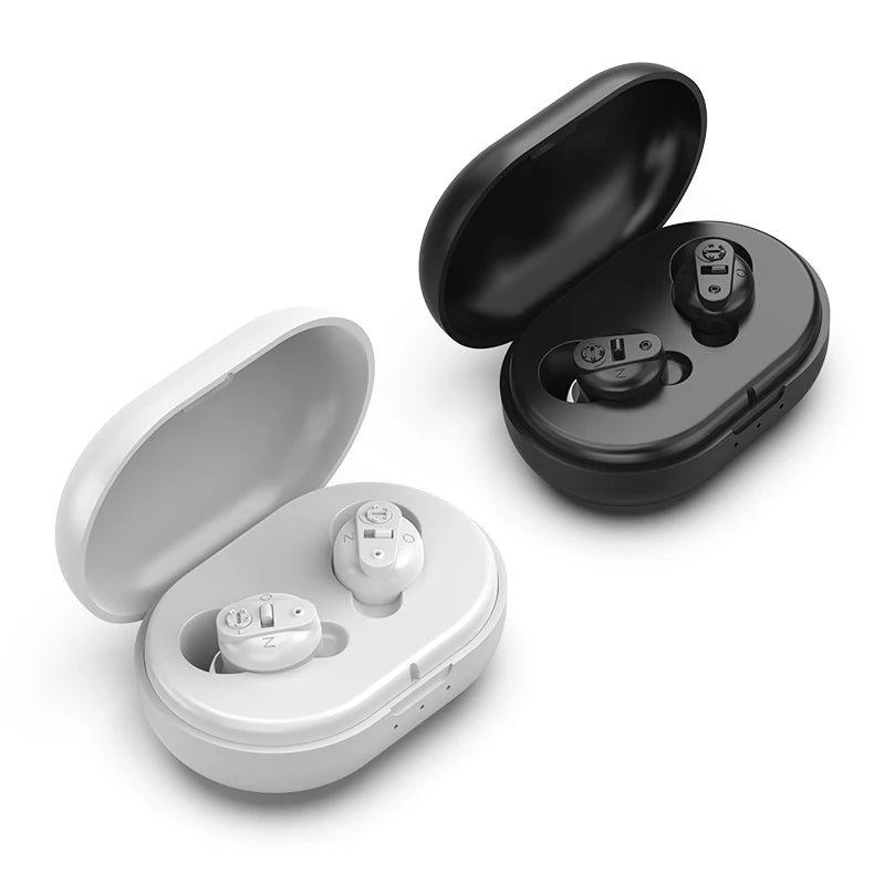 Portable Mini CIC Invisible Hearing Aid For The Deaf Elderly People