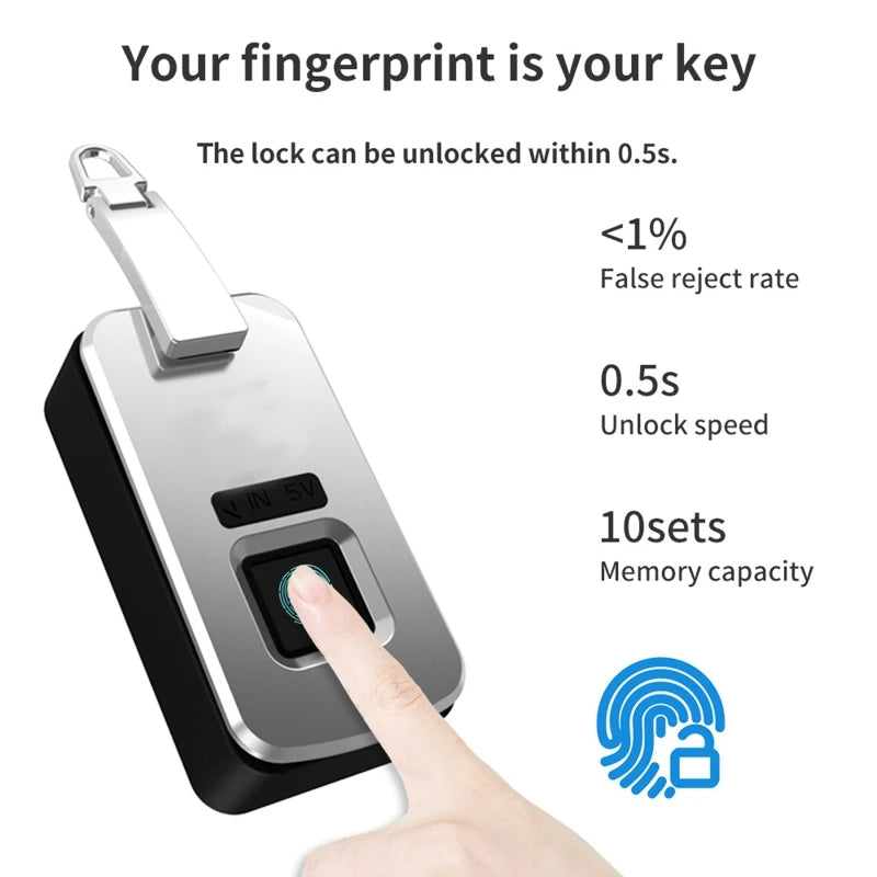 Anti-Theft Fingerprint Padlock