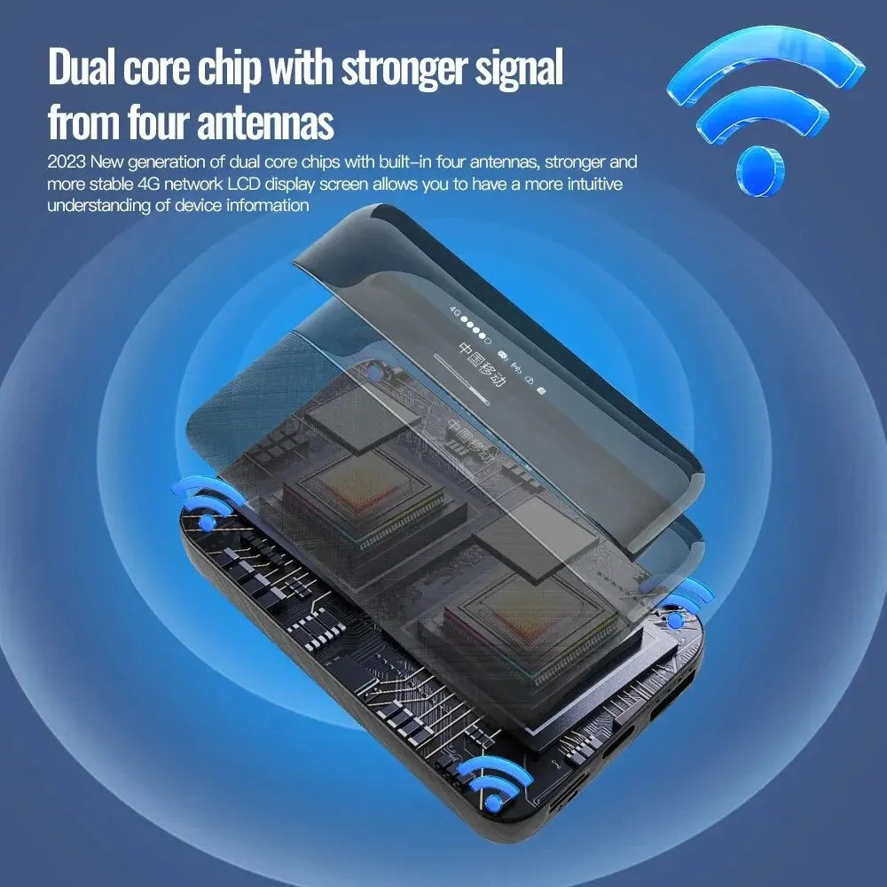 KuWFi 6000mAh 150Mbps Unlock 4G Pocket WIFI  Wireless Modem