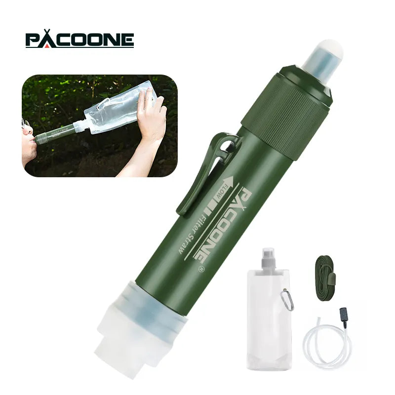 PACOONE Mini Water Purification Straw