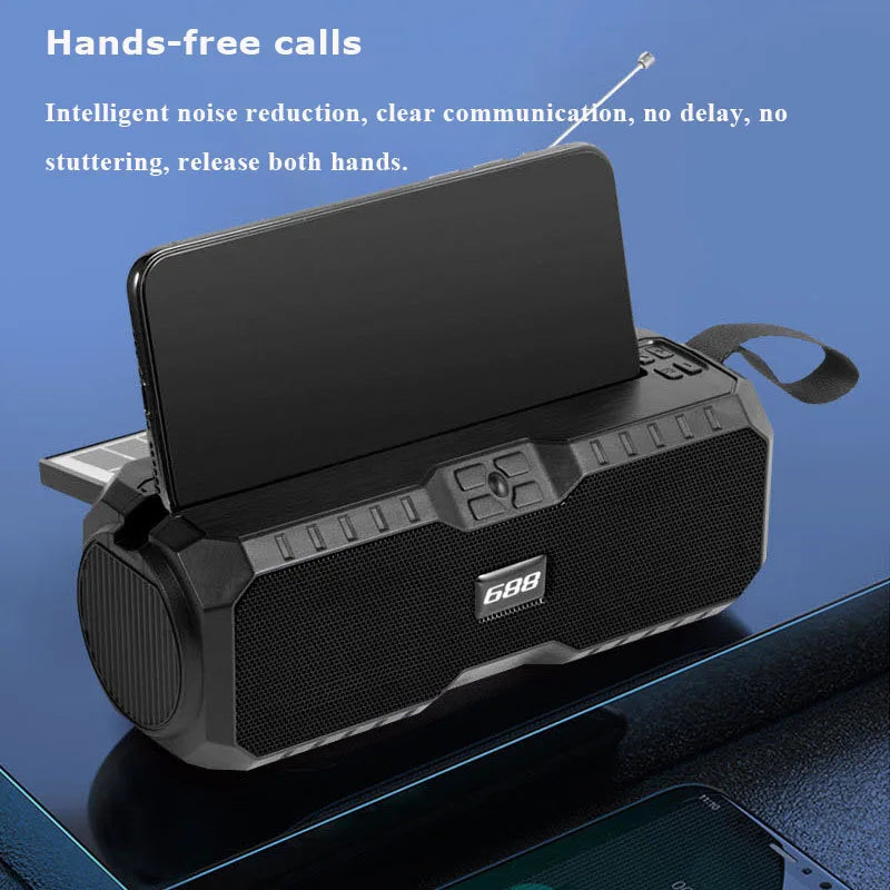 Portable FM Radio Emergency Solar Charging Receiver