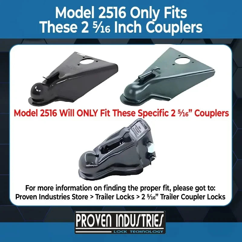 Model 2516 Trailer Lock,