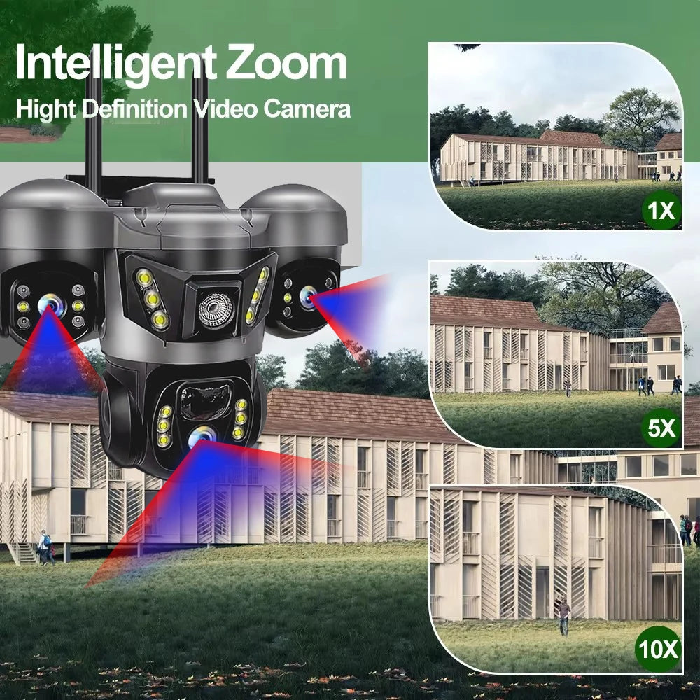 15MP Tri-lens Solar Camera